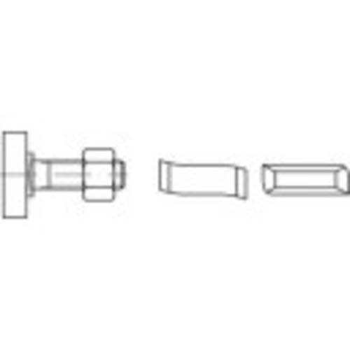 Alstertaler Schrauben & Präzisionsteile 1070207 Hammerkopfschraube M10 30mm 88938 Edelstahl A4 50St. von Alstertaler Schrauben & Präzisionsteile