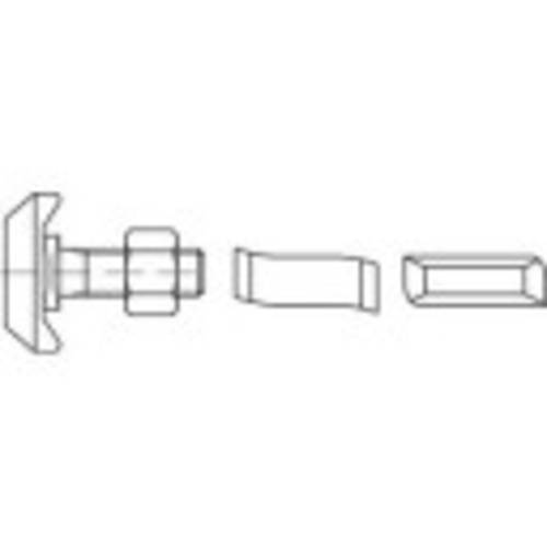 Alstertaler Schrauben & Präzisionsteile 1070226 Hammerkopfschrauben M12 30mm 88940 Edelstahl A4 25S von Alstertaler Schrauben & Präzisionsteile