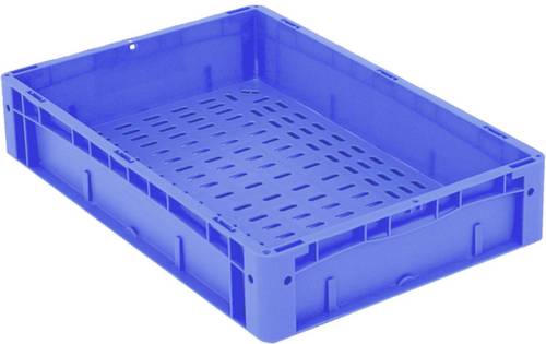 Udo Bär 1658562 Stapelbehälter Ergonomic lebensmittelgeeignet (L x B x H) 600 x 400 x 120mm Blau 1 von Udo Bär