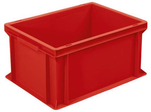 Udo Bär 1658568 Stapelbehälter Basic lebensmittelgeeignet (L x B x H) 400 x 300 x 220mm Rot von Udo Bär