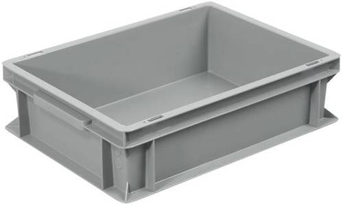 Udo Bär 1658754 Stapelbehälter Basic lebensmittelgeeignet (L x B x H) 400 x 300 x 120mm Grau von Udo Bär