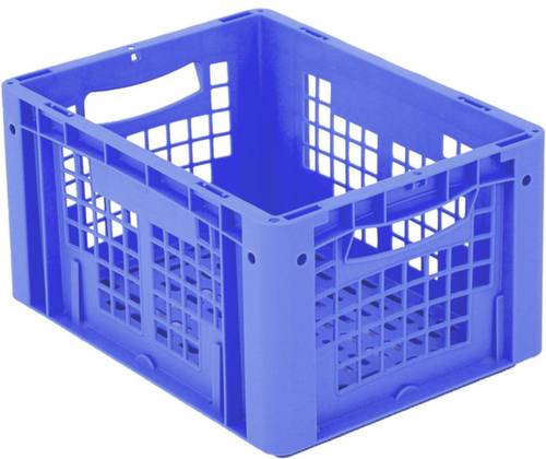 Udo Bär 1658766 Stapelbehälter Ergonomic lebensmittelgeeignet (L x B x H) 400 x 300 x 220mm Blau 1 von Udo Bär