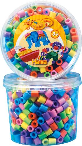 HAMA Maxi Perlen Dose pastellton 600St 8571 von No Name