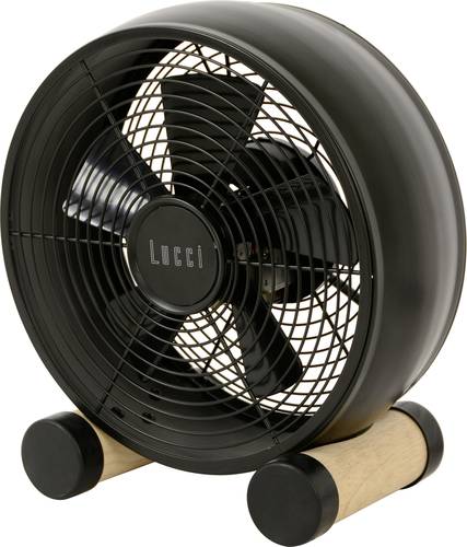 Lucci AIR Breeze Tischventilator 35W Schwarz, Holz von Lucci AIR