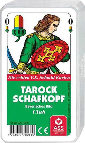 Vedes Schafkopf/Tarock bayr. Bild Glasetui 22570036 Anzahl Spieler (max.): 4 von Vedes