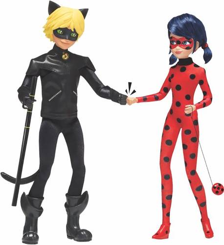 Bandai - Miraculous Ladybug und Cat Noir,ca. 26cm P50365 von No Name