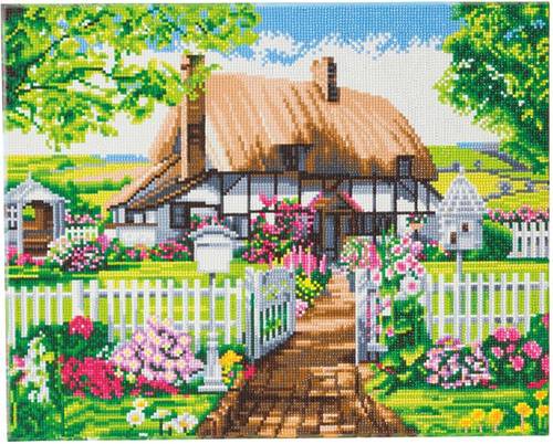 Crystal Art Landhaus mit Rosengarten 40x50cm CAK-A94L von No Name