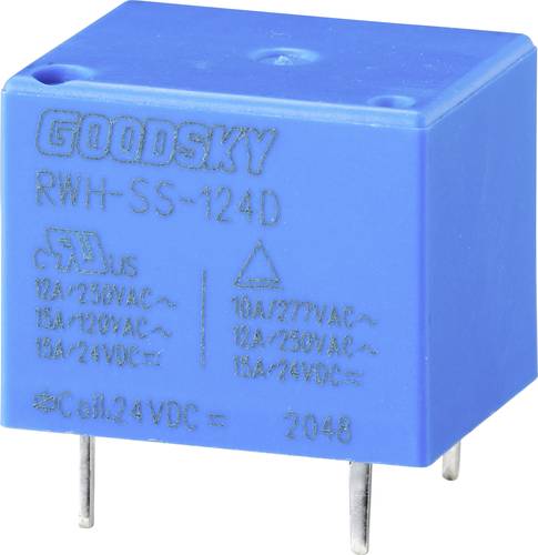 GoodSky RWH-SS-124D Printrelais 24 V/DC 15A 1 Wechsler Tray von GoodSky