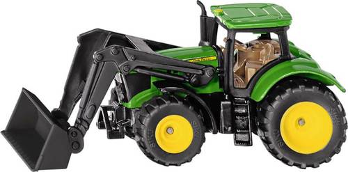 SIKU Spielwaren Landwirtschafts Modell John Deere 6215R mit Frontlader Fertigmodell Traktor Modell von SIKU Spielwaren