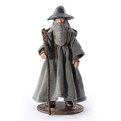 BendyFigs Noble Collection - Figur Der Herr der Ringe Gandalf 18 cm von BendyFigs