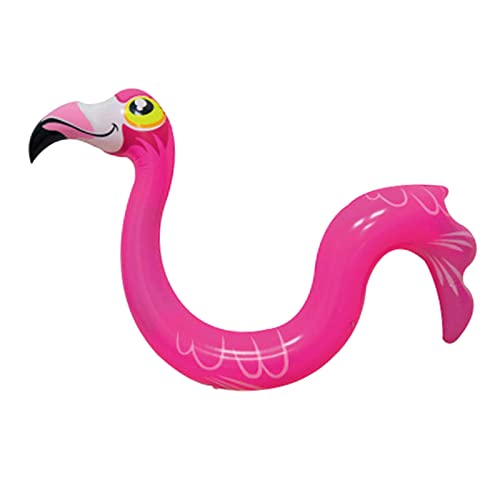 Nobranded Tragbare Cartoon Aufblasbare Schwimm Nudel Float Schwimmen Pool Rest Nudel für Indoor/Outdoor Teens -131 X 19 Flamingo von LOL-FUN