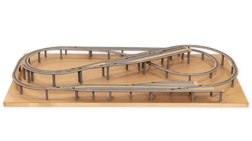 NOCH® Easy Track® Trassenbausatz „Albulabahn“, 1:160 N 200 x 100 cm für Modelleisenbahn, Modellbau von Noch