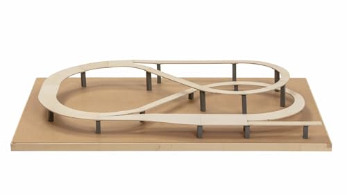 NOCH® Easy Track® Trassenbausatz „Mittelberg“, für Modellbahnen, 110 x 64 cm, perfekt für Spur N mit detaillierten Anleitungen von Noch