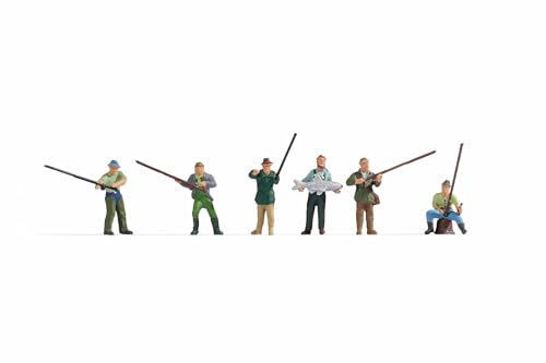 NOCH® H0 Figuren Angler, Miniatur Figuren Set, ideal für Modellbahn Spur H0, kreative Bastelprojekte und DIY Ideen von NOCH