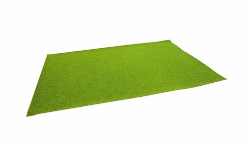 NOCH® Mini-Grasmatten „Frühling“: 4 Modellbau Grasmatten, 45 x 30 cm für Jede Spurweite geeignet H0, TT, N, Z das perfekte Modellbahn Zubehör von Noch