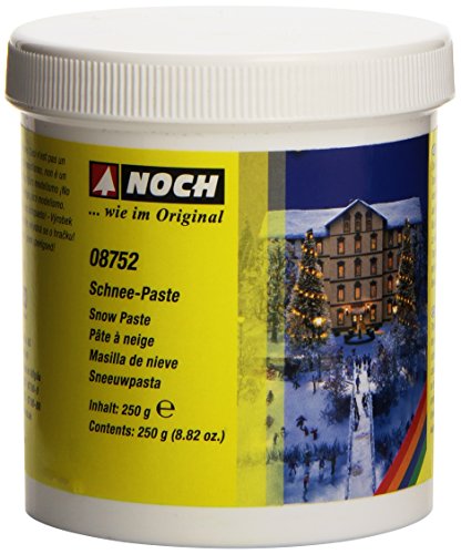 NOCH® Schnee-Paste, für Winterlandschaften im Modellbau, 250 ml für Spurweiten H0, TT, N, Z ideal für kreative DIY-Projekte von NOCH