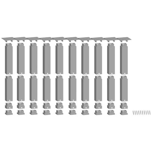 NOCH Easy Track Pfeiler-Set Oben, langlebiges Material, 150,25 mm Höhe für die Spurweiten H0, TT, N von NOCH