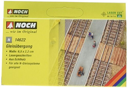 Noch 14622 n14622 Noch 14622-Bahnbauten: Laser-Cut Gleisübergang, 6.5 x 2.2 cm von Noch