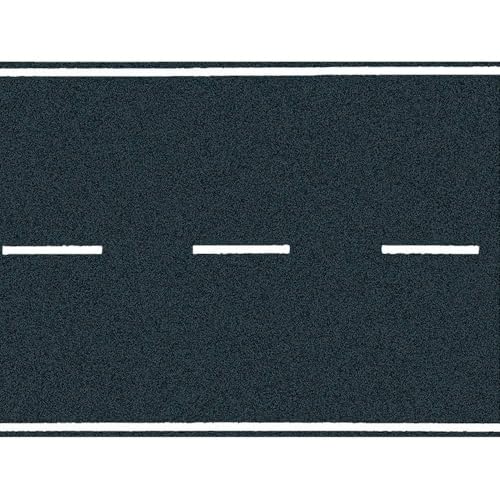 NOCH® Bundesstraße, realistisches Modell Straße, Asphalt 100 x 8 cm für die Spurweite H0 ideal zum Modellbau und DIY von Noch