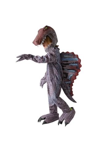 Noiclub Dino Kostüm Kinder Dinosaurier Costume Jumpsuit Dinokostüm Jungen Tier Faschingskostüm Halloween Karneval L von Noiclub