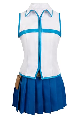 Noiclub Fairy Tail Cosplay Lucy Heartfilia Kostüm Outfit Anzüge Anime Merch Figur Halloween Karneval M von Noiclub