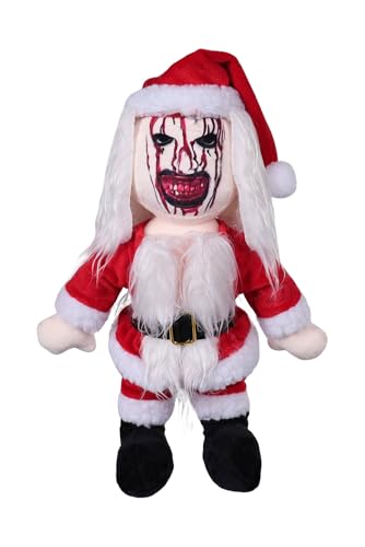 Noiclub Terrifier Plüsch Puppen Art The Clown Merch Figur Spielzeug Cosplay Halloween Karneval Geschenk Blutlecken von Noiclub