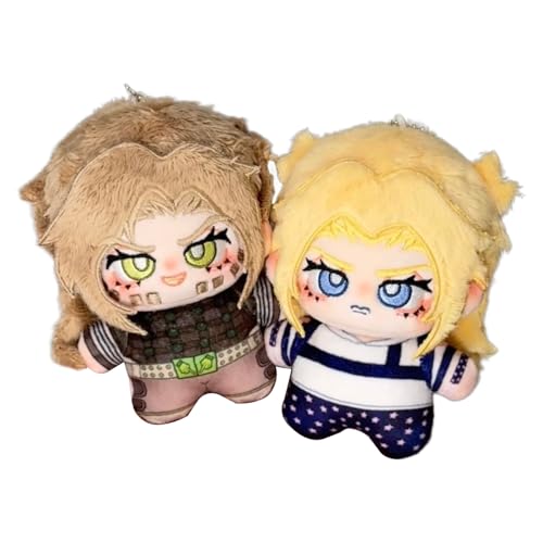 Noowye JJBA - Gyro Zeppeli Plüsch Anhänger Anime Gyro Zeppeli Stuffed Soft Plush Figur Mini Anime Kissen Schulrucksack Anhänger Dekoration Geschenk 10CM Noowye JJBA - Gyro Zeppeli Plüsch Anhänger Anime Gyro Zeppeli Stuffed Soft Plush Figur Mini Anime Kissen Schulrucksack Anhänger Dekoration Geschenk 10CM von Noowye