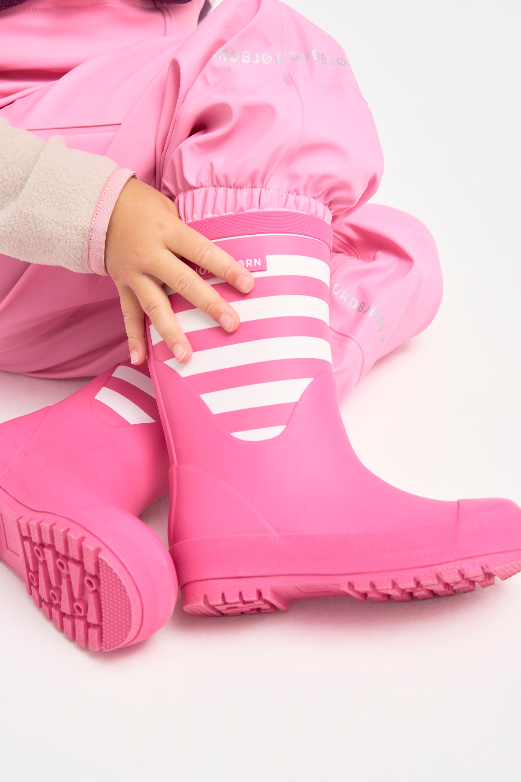 Nordbjørn Dunder Gefütterte Gummistiefel, Fuschia/White, 24, Kindergummistiefel, Kinderstiefel, Gummistiefel kinder, Kids von Nordbjørn