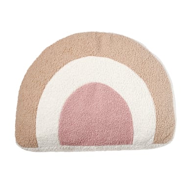 Nordic Coast Company Regenbogenkissen natur / rosa / beige von Nordic coast company