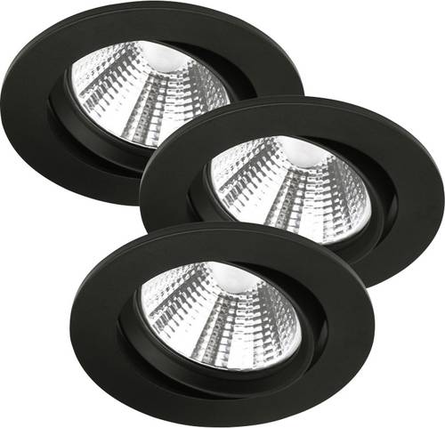 Nordlux 47870103 Freemont LED-Einbauleuchte 3er Set LED LED fest eingebaut 16.5W Schwarz von Nordlux