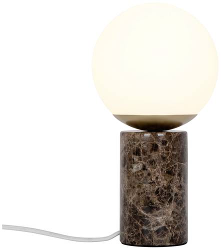 Nordlux Lilly Marble 2213575018 Tischlampe E14 Braun von Nordlux