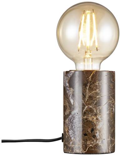 Nordlux Siv Marble 45875018 Tischlampe E27 Braun von Nordlux