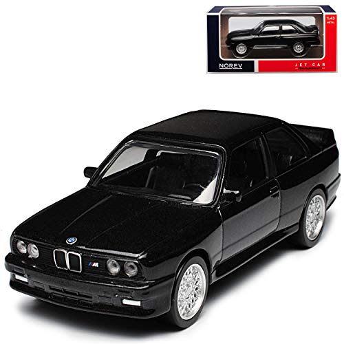 B-M-W 3er E30 M3 Coupe Sport Evolution Schwarz 1982-1994 1/43 Norev Modell Auto mit individiuellem Wunschkennzeichen von Norev B-M-W