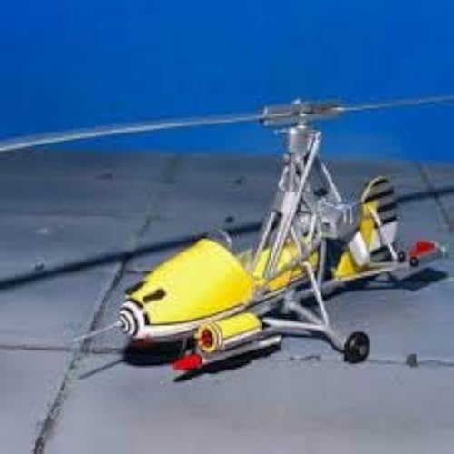 James Bond Little Nellie Gyrocopter Modellflugzeug im Maßstab 1:43 Gelb Gyro Norev K8 von Norev