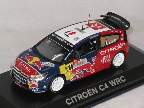 NOREV Citroen C4 C 4 WRC Loeb Elena 1/43 Modell Auto Modellauto von Norev B-M-W