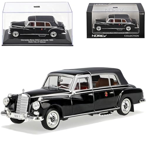 NOREV Mercedes-Benz 300d 300 D Landaulet 1960 Papst Vatikan 1/43 Modell Auto Modellauto von Norev B-M-W