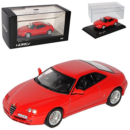 Norev Alfa Romeo GTV 916 Coupe Rot 1994-2005 1/43 Modell Auto mit individiuellem Wunschkennzeichen von Norev B-M-W