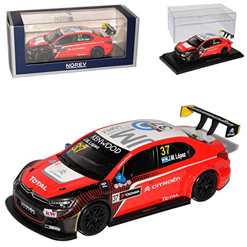 Norev Citroen C-Elysee WTCC 2016 Lopez 1/43 Modell Auto von Norev B-M-W