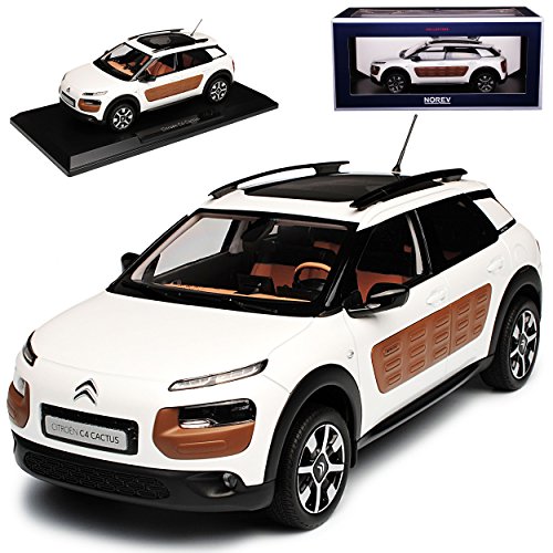 Norev Citroen C4 Cactus SUV Weiss Metallic 1. Generation 2014-2018 1/18 Modell Auto mit individiuellem Wunschkennzeichen von Norev B-M-W