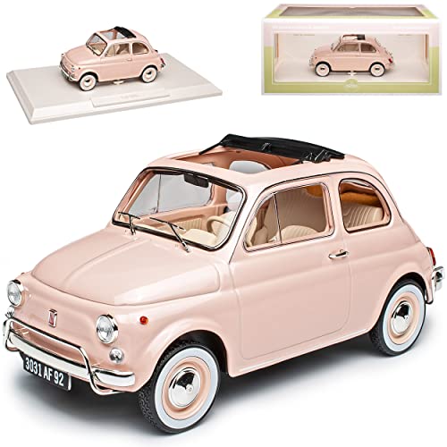 Norev FIAT 500L Nuova Urmodell Pink 1957-1977 1/18 Modell Auto von Norev B-M-W