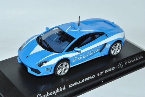 Norev Lamborgihini Gallardo LP560-4 Coupe Polizia Blau 1/43 Modell Auto von Norev B-M-W