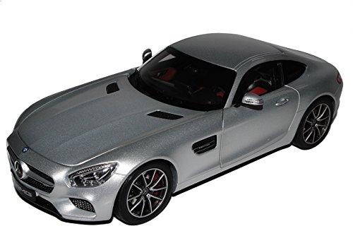 Norev Mercedes-Benz AMG GT Coupe Iridium Silber Ab 2014 1/18 Modell Auto mit individiuellem Wunschkennzeichen von Norev