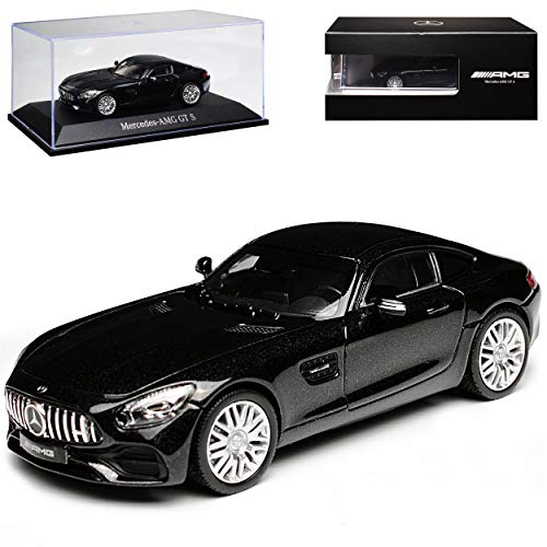 Norev Mercedes-Benz AMG GT S Coupe Magnetit Schwarz Metallic Ab 2014 1/43 Modell Auto mit individiuellem Wunschkennzeichen von Norev B-M-W