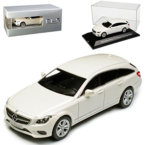 Norev Mercedes-Benz CLS-Klasse Limousine Diamant Weiss C218 Modell Ab 2011 Ab Facelift 2014 1/43 Modell Auto mit individiuellem Wunschkennzeichen von Norev B-M-W