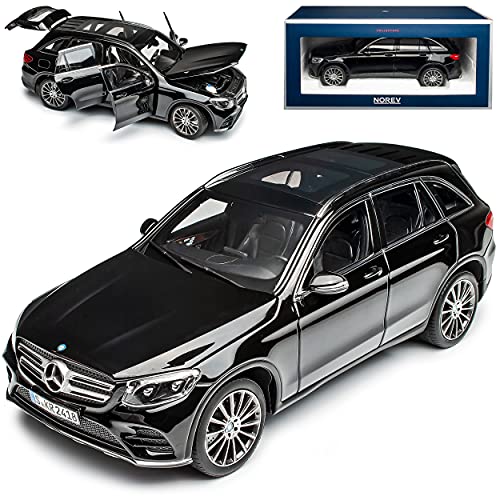 Norev Mercedes-Benz GLC X253 SUV Schwarz Ab 2015 1/18 Modell Auto mit individiuellem Wunschkennzeichen von Norev B-M-W