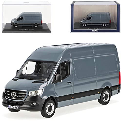 Norev Mercedes-Benz Sprinter CS30 W907 W910 Transporter Kasten Grau 3. Generation Ab 2018 1/43 Modell Auto von Norev