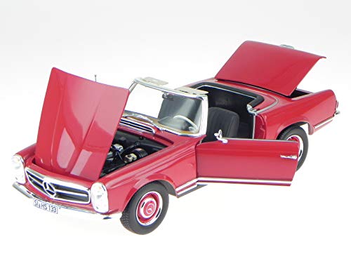 Norev Mercedes R113 280SL Pagode 1969 dunkelrot Modellauto 183520 1:18 von Norev B-M-W