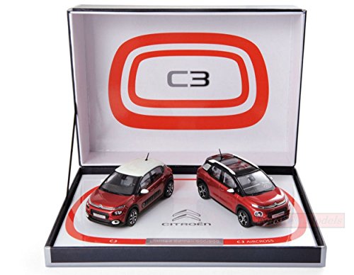 Norev NV155329 COFFRET Citroen C3 & C3 AIRCROSS 2017 Limited (2 Cars) 1:43 Model kompatibel mit von Norev B-M-W