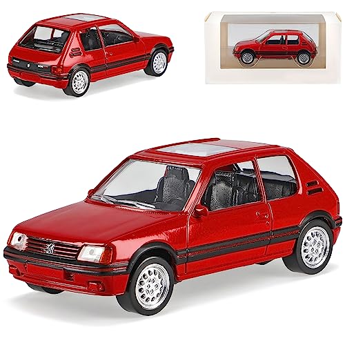 Norev Peugeot 205 GTI Rot 1983-1998 1/43 Modell Auto mit individiuellem Wunschkennzeichen von Norev B-M-W