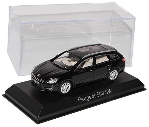 Norev Peugeot 508 SW Kombi Schwarz Ab 2010 vor Facelift 2014 1/43 Modell Auto von Norev B-M-W